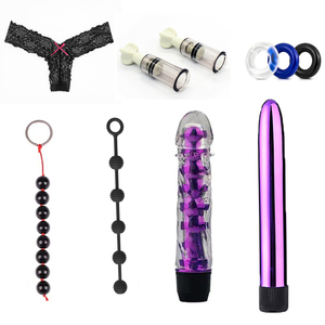 Ensemble BDSM pour couple comprenant des menottes, des pinces à tétons, un plug anal, un vibromasseur pour <span class=keywords><strong>culotte</strong></span> - Jouets sexuels pour hommes pour jeux de rôle - Product Image 3