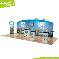 Stand d'exposition pliable modulaire 10 x 20 pieds avec éclairage LED pour salon professionnel
