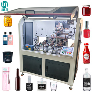 Machine d'impression d'écran numérique automatique UV pour bouteilles rondes en PET, plastique, <span class=keywords><strong>verre</strong></span> et flacons de parfum - Product Image 1