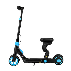 2025 年新款儿童电动滑板车带座椅 2 轮橡胶脚踏电动滑板车带尾灯氛围灯滑板车 - Product Image 4