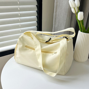 Sacs à bagages au design simple avec logo personnalisé, tendance, décontractés, légers, adaptés aux activités de plein air, couleur unie - Product Image 5