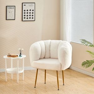 Cloud Shape Dressing Stool High Resilience Sponge <b>Pillow</b> Chair For Bedroom Living Room Makeup Vanity Use - Product Image 4