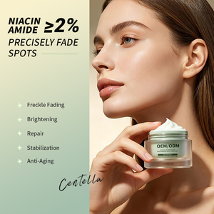 Crema Correctora de Manchas con Niacinamida y Centella Asiática de Marca Privada - Crema Facial Vegana Iluminadora, Reparadora y Antienvejecimiento 2% - Product Image 6