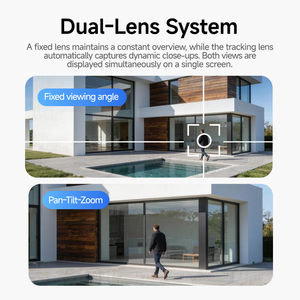 VStarcam AG621DR 私人摄像头 双视角 4G 24小时录像 AOV新技术 40m人体检测 360度摄像头 14W太阳能电池板 - Product Image 4