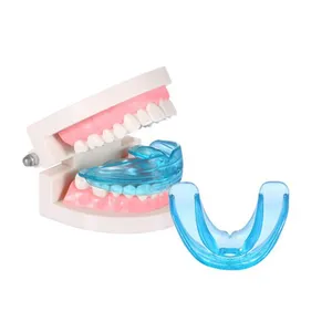 Free sample cheap Permanent make up lip tattooing assist soft pink teeth gap band night dental trainer mouth guard