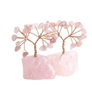 <b>Crystal</b> <b>Tree</b> Amethyst Rose Quartz Base Money <b>Tree</b> Handicraft Desktop Ornament Home Decoration Gift - Product Image 5