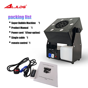 La machine à bulles LED Super Bubble est facile à utiliser et produit beaucoup de bulles. Compatible avec DMX512. Pour discothèques et événements. - Product Image 5