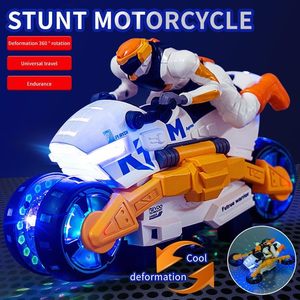 EPT Venta al por Mayor, Nuevo <span class=keywords><strong>Juguete</strong></span> de Motocicleta Eléctrica para Niños con Rotación de 360 Grados, Luz y Sonido, Deformación Automática - Product Image 3