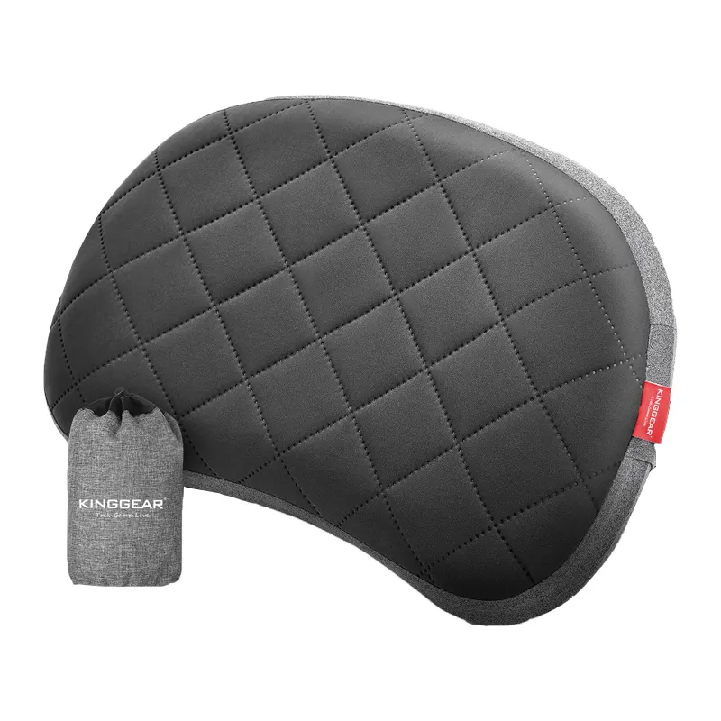 KingGear da viaggio all'aperto ultraleggero da campeggio cuscino cervicale portabagagli portabagagli cuscino gonfiabile in Memory Foam