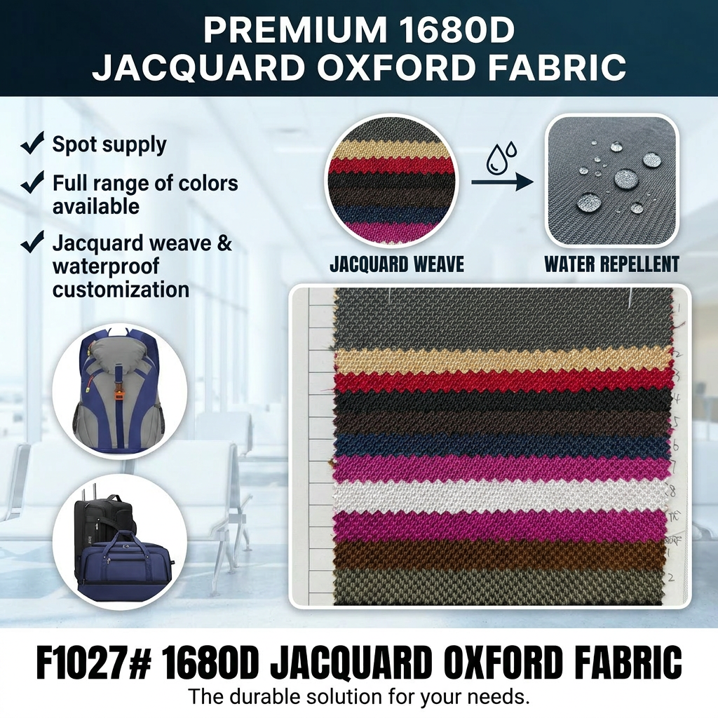 Wholesale 1680D Heavy Duty Abrasion-Resistant 100% Polyester Oxford Fabric for Handbags Luggage Awning Home Textile