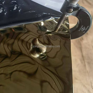 Láminas de Acero Inoxidable con Efecto Agua Plateado de 0.4mm, 0.5mm y 0.6mm, SS201/304, Lámina Decorativa para Paneles de Techo y Pared - Product Image 4