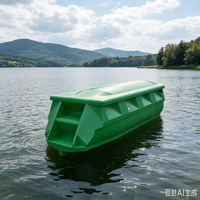 Usine JSM OEM ODM, personnalisation de flotteurs en polyéthylène rotomoulés, bateaux en plastique modulaires, pontons rotomoulés, combinaison libre pour la pêche