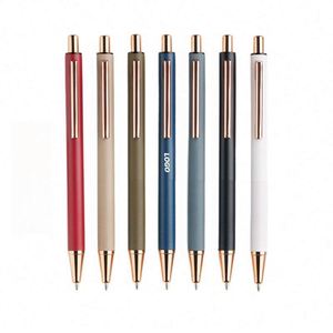 Custom Durable Metal Click <b>Pens</b> with Silk Screen Printed Logo-Personalized Promotional <b>Pens</b> for Business & Office <b>Gifts</b> - Product Image 1