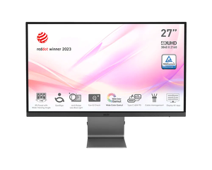 จอภาพ MSI Modern MD271UL ขนาด 27 นิ้ว 4K UHD IPS 60Hz พร้อมพอร์ต USB-C รองรับการจ่ายไฟ 65W สำหรับงานออฟฟิศและการออกแบบกราฟิก - Product Image 6