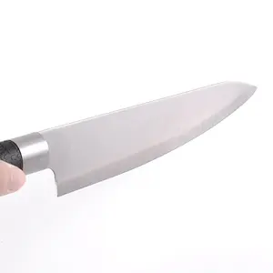 High Quality Sharp Refined Black Handle Steel Forging Kitchen Knife Set