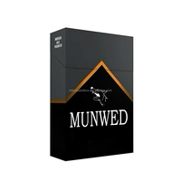 Paquets de cigarettes vides en emballage simple à vendre avec produits de tabac à rouler en aluminium, feuilles de cigarette à fumer