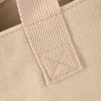 Sac fourre-tout en coton biologique Fuguide, toile de calicot blanche, cordon de serrage, sac à dos écologique de petite taille, promotions en gros personnalisées
