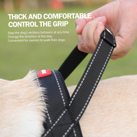 Harnais tactique en nylon de style selle, réglable, réfléchissant, résistant aux explosions, pour chien, usage extérieur, robuste et personnalisé