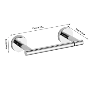 Porte-rouleau de papier toilette en acier inoxydable 304, porte-papier toilette rotatif, support mural pour rangement de salle de bain - Product Image 4