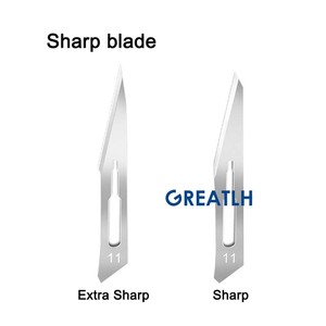 Cuchillas quirúrgicas médicas de acero inoxidable al por mayor, hoja de bisturí quirúrgico - Product Image 3