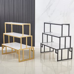 Zapatero comercial de estilo moderno, soporte de exhibición, estante de madera ecológico para zapatos de niños, tienda de <span class=keywords><strong>ropa</strong></span>, armario, bolsa, estante de isla - Product Image 5