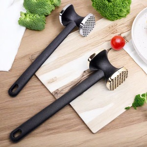 <b>Meat</b> Tenderizer Zinc Alloy Nylon Reinforced Double Sided Steak Hammer Kitchen Tool For <b>Meat</b> Pounding Garlic Smasher - Product Image 1