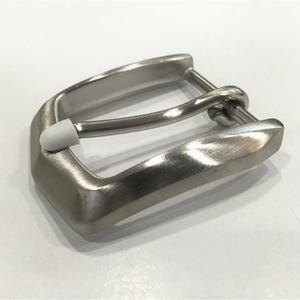 Hoch leistungs schnalle aus gebürstetem Edelstahl 40 mm Innen größe Heel Bar Schnalle für Herren gürtel - Product Image 3