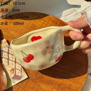 Taza de cerámica de tulipán Popular 2025, taza de agua de cerámica, taza de leche de la mañana, taza de café y té de la tarde - Product Image 6