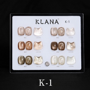 Vernis à ongles gel effet œil de chat caméléon 6 couleurs brillant magnétique semi-permanent pour nail art – Vente en gros fabricant Klana - Product Image 3