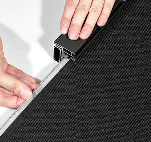 <span class=keywords><strong>Persianas</strong></span> Enrollables Motorizadas <span class=keywords><strong>para</strong></span> Exteriores Resistentes al Viento, Suministro de Fábrica, Pantalla con Riel ZIP Personalizada y Retráctil <span class=keywords><strong>para</strong></span> Patio y Balcón - Product Image 2