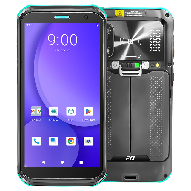 FYJ F9825 5.5'' Barcode Scanner Mobile Computer Industrial Rugged Pdas Android 13 Pda Supermarket Logistic Pda Manufacturer