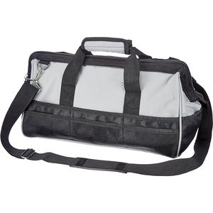 Échantillon gratuit Sac à outils en toile imperméable avec sangles réfléchissantes de sécurité Sac à outils portable multi-poches avec large ouverture OEM/ODM - Product Image 5