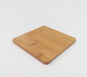 En Stock, Venta al por Mayor en China, Posavasos Cuadrados de Bambú Natural Clásico para Bebidas - Juego de 40 Piezas, 4mm de Grosor, Espacios en Blanco para Grabado Láser - Product Image 2