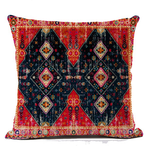 Fodere per <span class=keywords><strong>cuscini</strong></span> decorativi in stile bohémien con strisce etniche africane, in lino, per la casa - Product Image 4