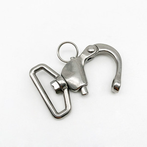 Stainless Steel D Shackle 62mm With Square Head Screw Pin <b>Snap</b> Shackle For Marine Use - Product Image 3