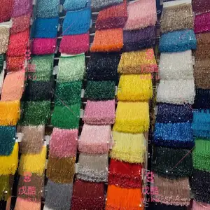 decorative beads tassel fringe 15 cm colorful