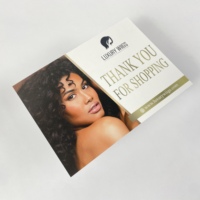 Service d'impression de dépliants en gros impression de cartes postales carte de remerciement pour les billets de coupon d'affaires de haute qualité