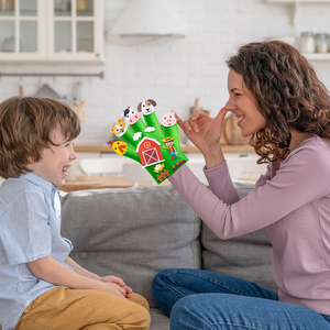 Groothandel Vilt Story Vinger Marionetten Boerderij Insectendierentuin Oceaan Polair Dier Verhaaltijd Vroeg Leren Rollenspel Voor Kinderen - Product Image 6