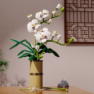 Bloques de Construcción de Orquídeas, Modelo de Phalaenopsis 92000, Juguete de Ensamblaje para Adolescentes y Adultos - Product Image 2