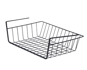 Canasta Colgante Rectangular de Metal Negro para Almacenamiento, Estante de Alambre de Hierro para Cocina, Baño, Despensa y Organización del Hogar, Venta al Por Mayor - Product Image 2