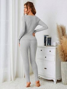 2025 Spring Womens Clothing Luxury High Quality 2 Piece <b>Set</b> Elegant <b>Sexy</b> and Comfortable Sleepwear for Women <b>Sets</b> - Product Image 3