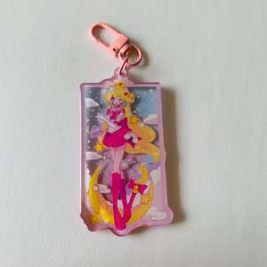 Lindo llavero acrílico regalos inspiradores volver a la escuela regalos sol regalos lindo monedero encantos acrílico divertido llavero a granel - Product Image 4
