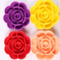 Accessoires pour animaux de compagnie en gros : Gamelle anti-glouton pour chien en silicone antidérapante, anti-étouffement, avec ventouse, livraison rapide