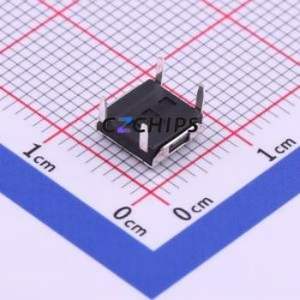 TC-1157-C-A Tactile Switch Through hole Component (THT) Switch Single Pole Single Throw Round Button 2.6N Through Hole - Product Image 2