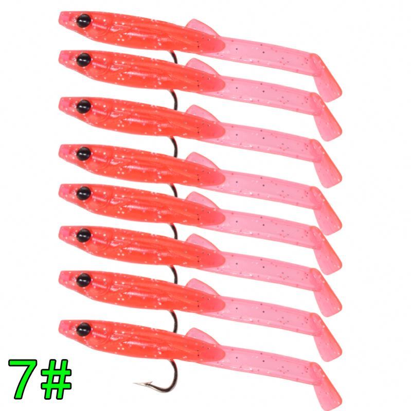 Lotto 10 Esche Morbide Sand Eel Da 4-8 Pollici Per Pesca In Mare E Acqua Dolce, Eddystone