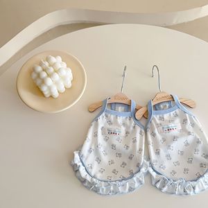 Vestido Camisero para Mascotas QJUNNY con Estampado de Oso Marino, Ropa Transpirable de Verano para Perros y Gatos - Product Image 1