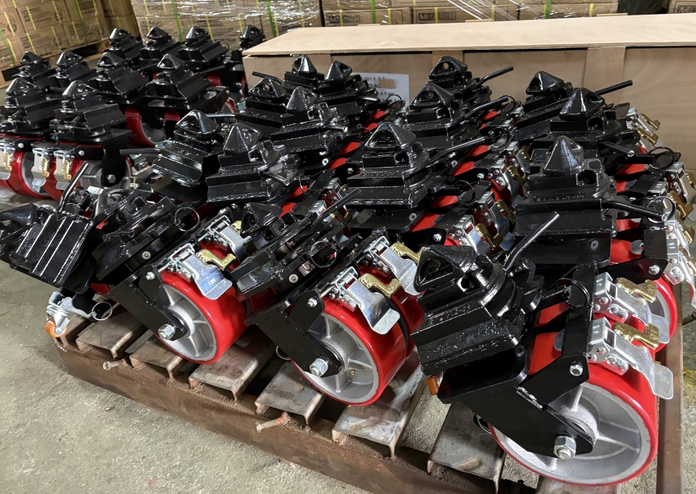 High-Quality HD Polyurethane Iron Swivel Caster Dolly Wheels 6-12 Inches - Jianglong Precision Caste