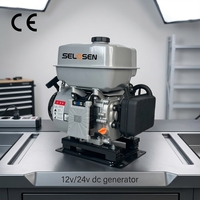 Generador de Gas de Doble Combustible (GLP/Gasolina) de 12V, 24V para Camiones, Autobuses y Aire Acondicionado, Fabricado en China