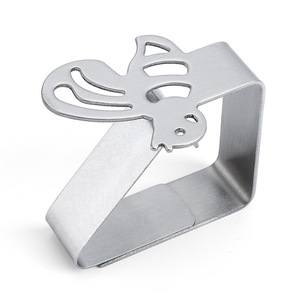 Clips de <span class=keywords><strong>nappe</strong></span> de pique-nique en acier inoxydable pinces de couverture de table pinces de <span class=keywords><strong>nappe</strong></span> <span class=keywords><strong>pour</strong></span> restaurant pique-nique chapiteaux fête de remise des diplômes - Product Image 4