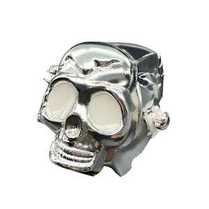 Y2K Ringhorloge Verstelbaar Alloy Schijf Wijzerplaat Verzilverd Kwarts Digitaal Punk Mode Mini Vingerhorloge voor Heren Dames 2000s Stijl - Product Image 5